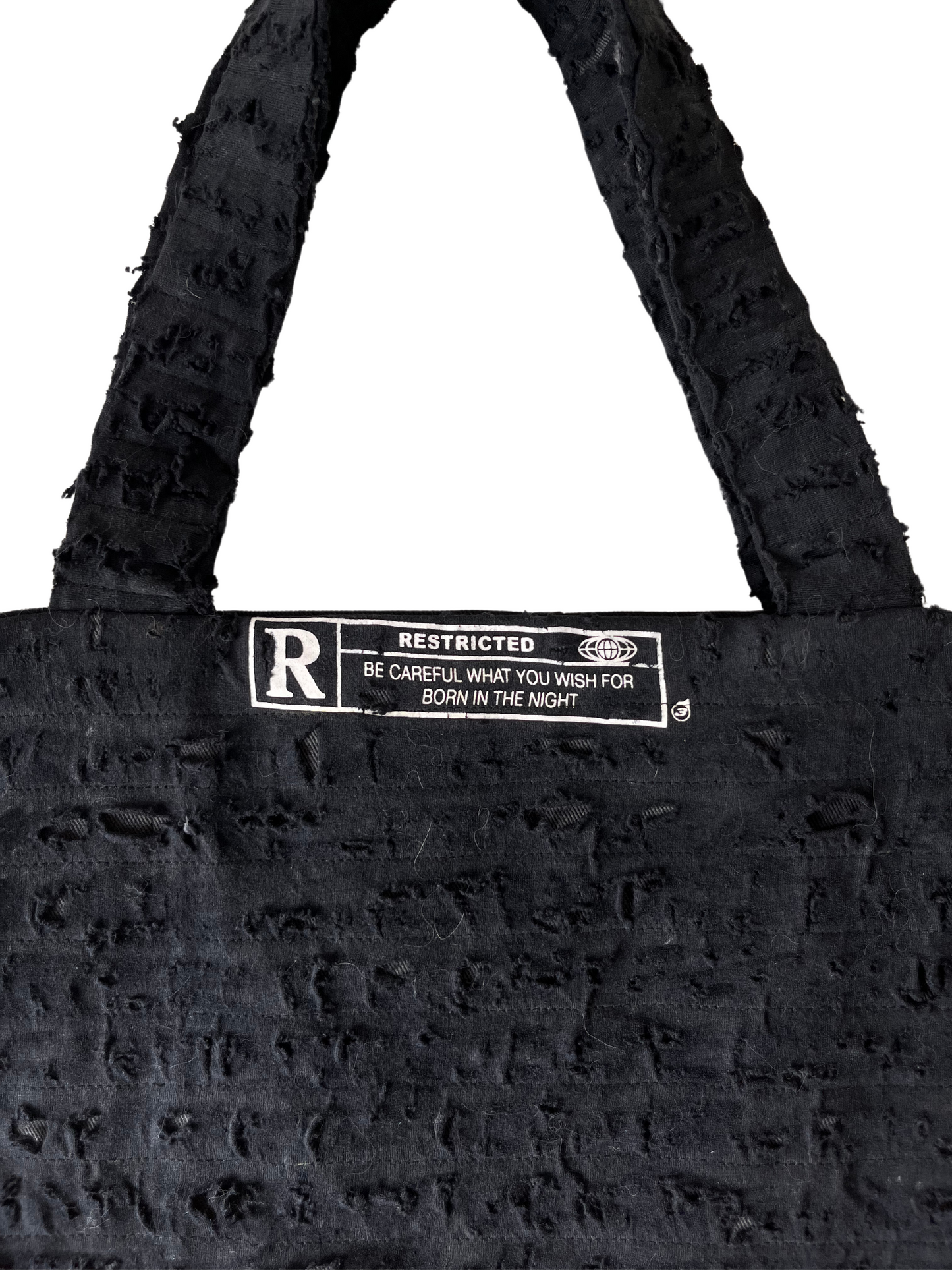 DISTRESSED TOTE BAG