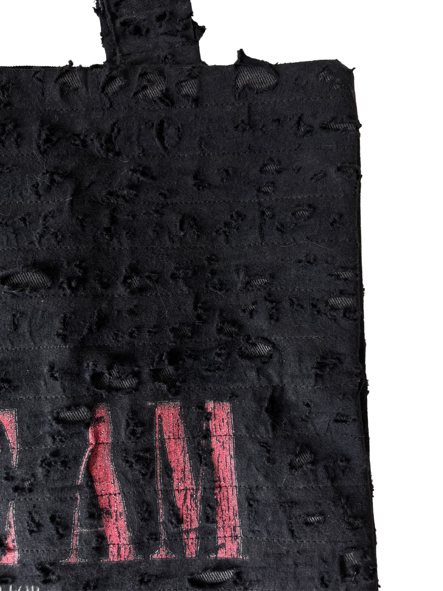 DISTRESSED TOTE BAG