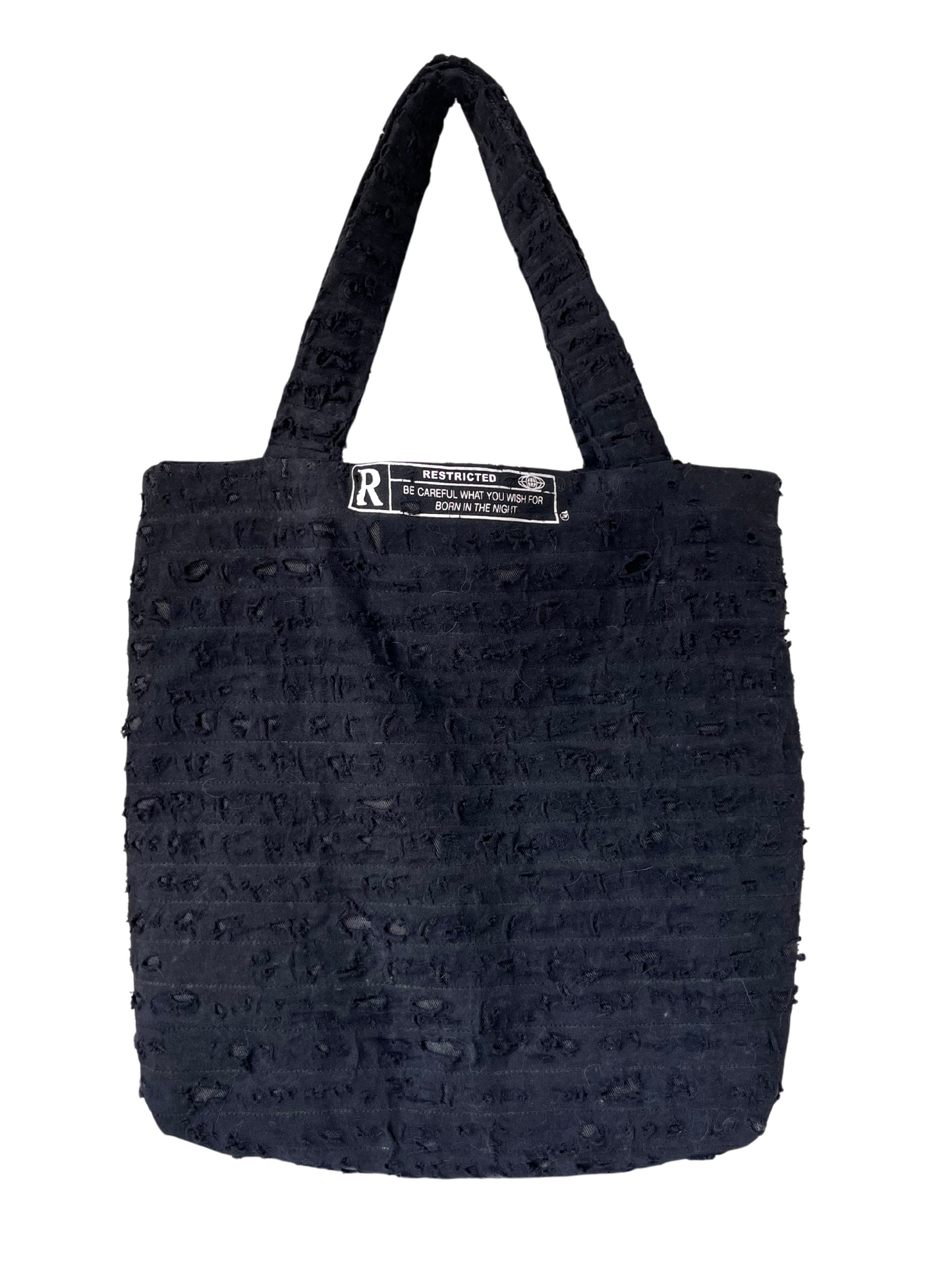 DISTRESSED TOTE BAG