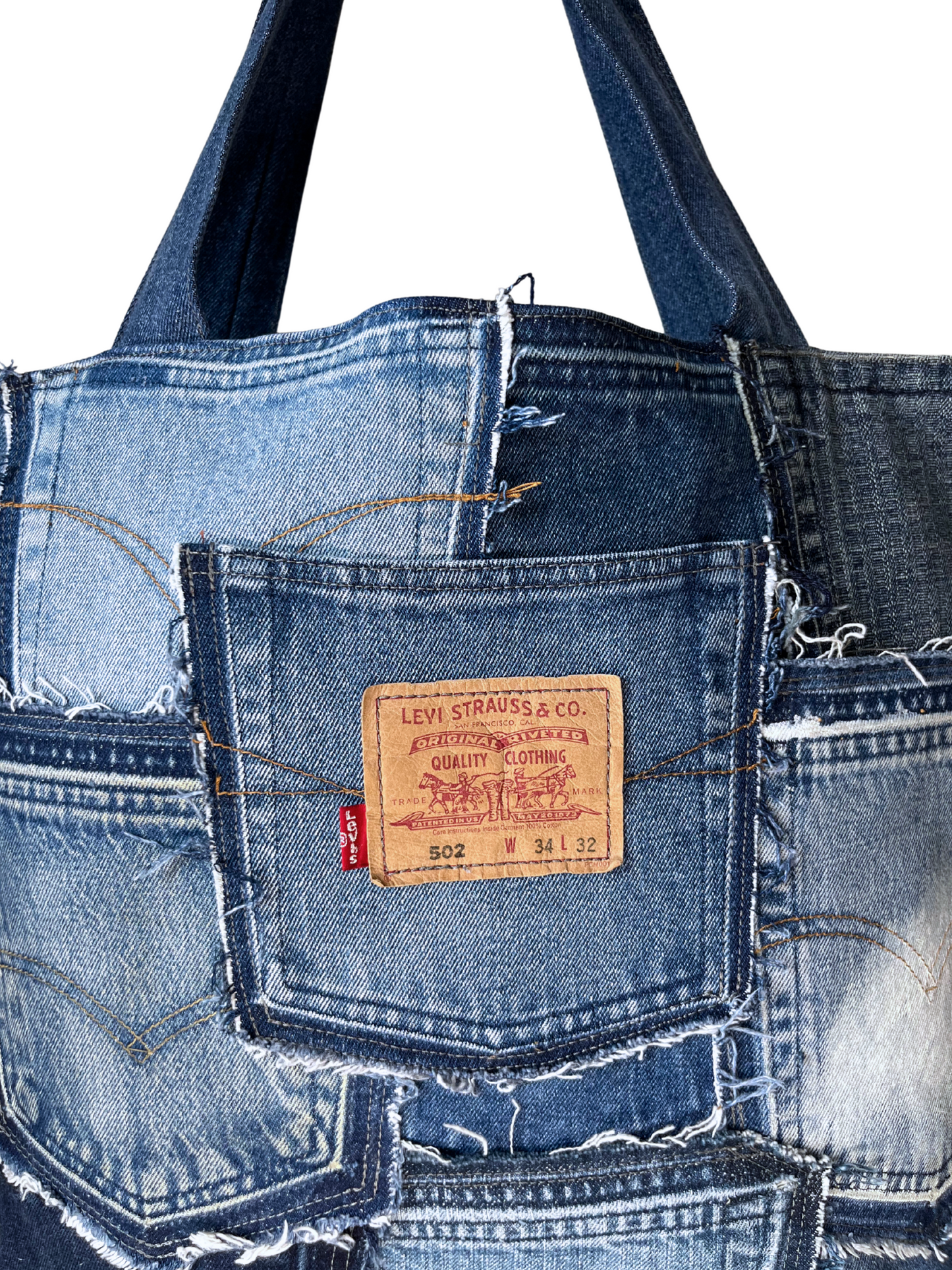 PATCHWORK POCKETS TOTE