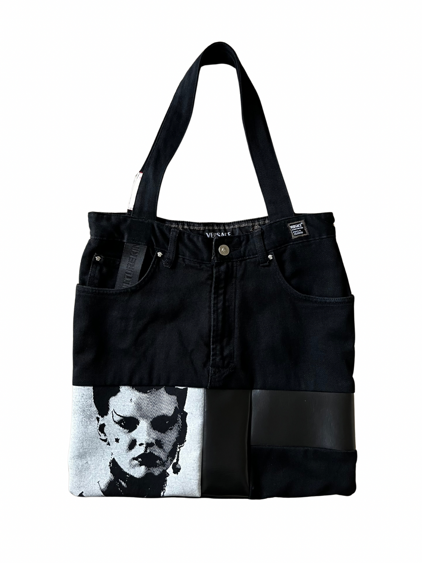 BLACK STAR TOTE BAG