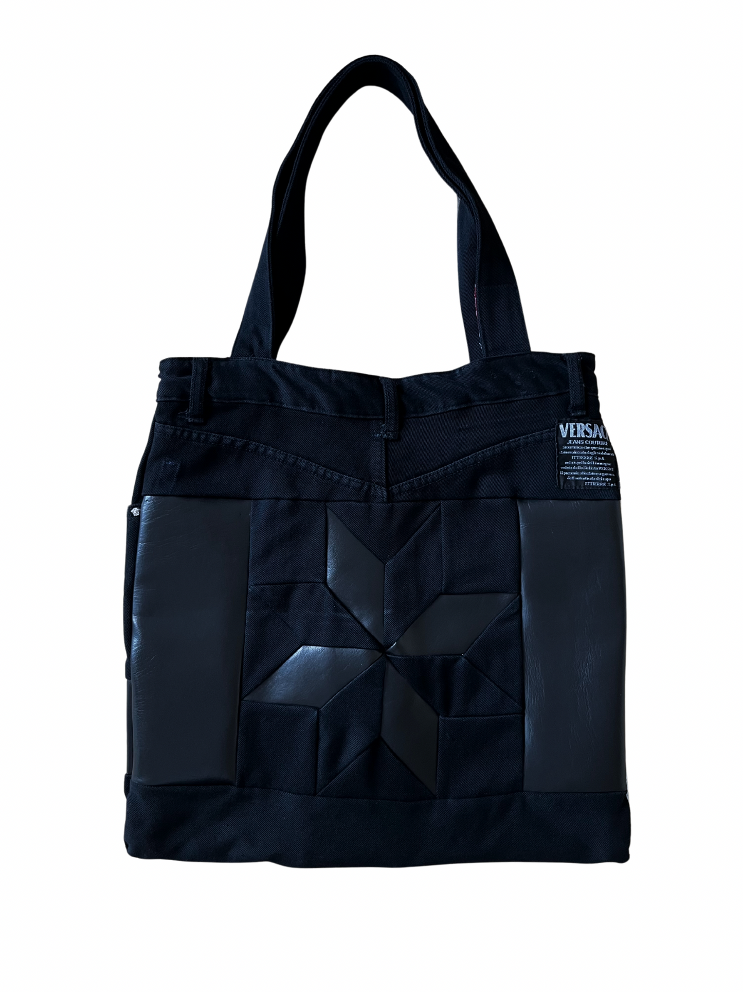 BLACK STAR TOTE BAG