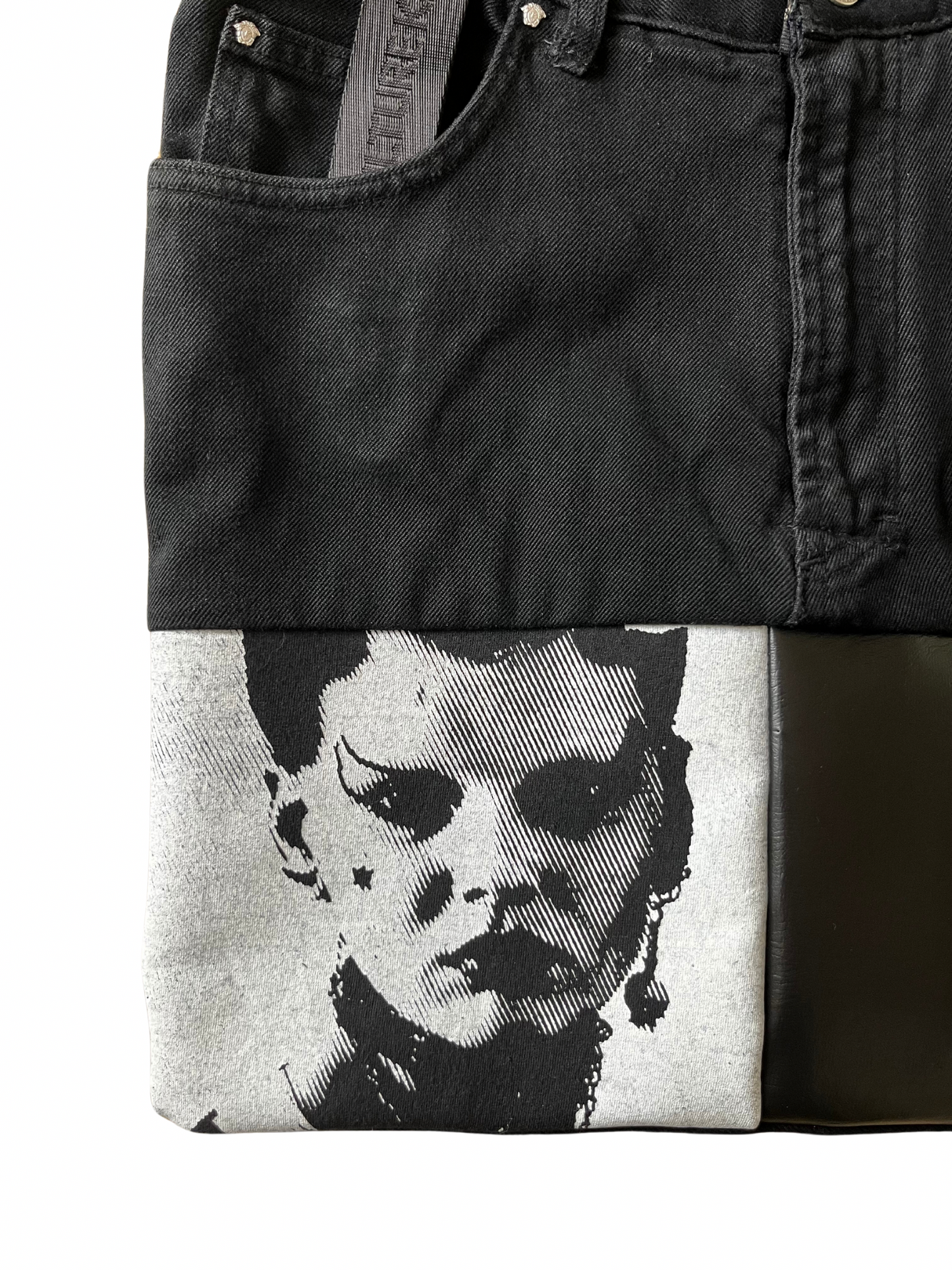BLACK STAR TOTE BAG