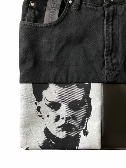 BLACK STAR TOTE BAG