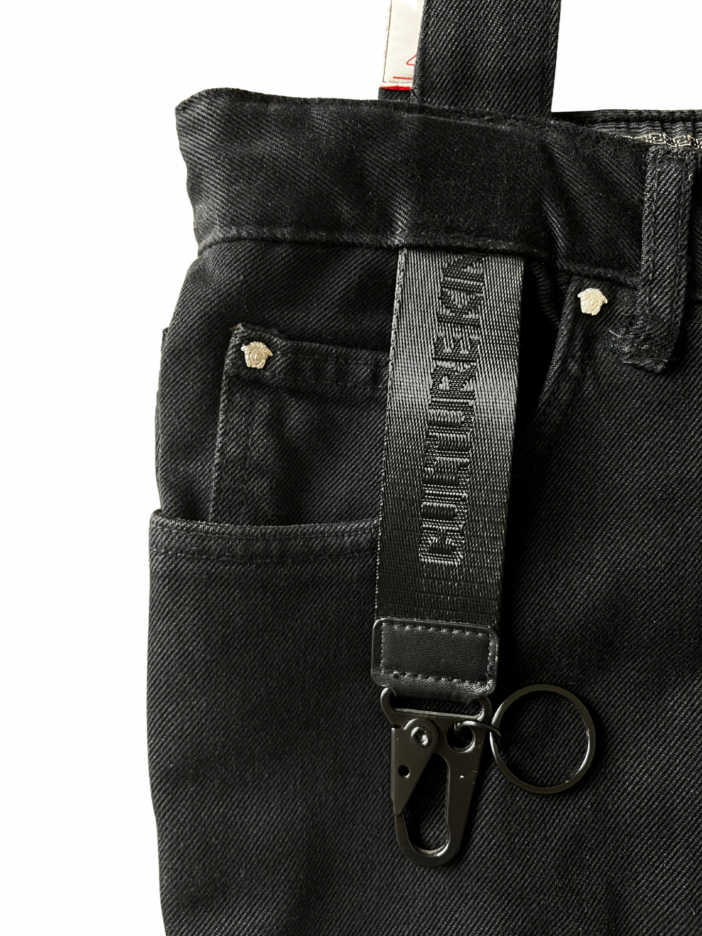 BLACK STAR TOTE BAG