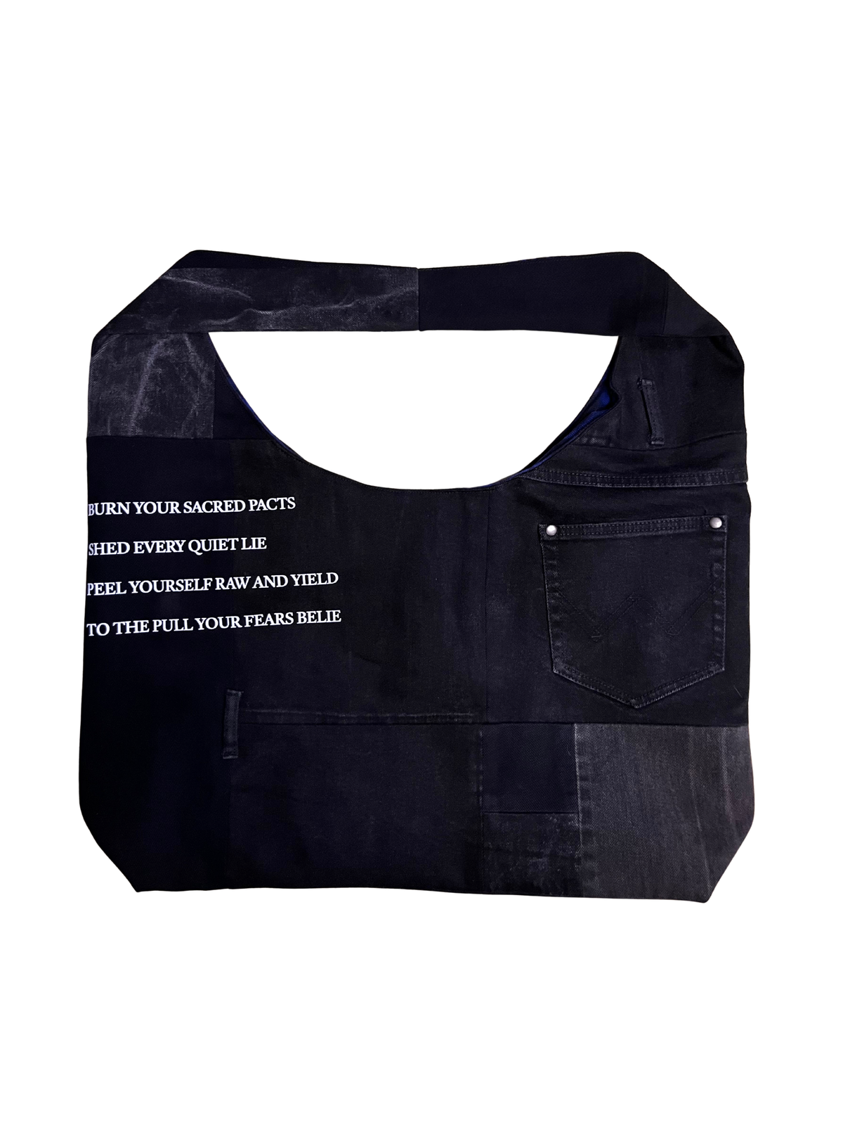 SURRENDER DENIM SLOUCH BAG