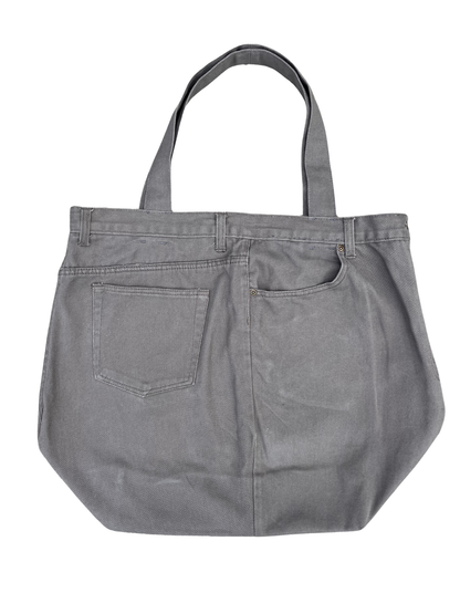 WEATHERED DENIM STUDIO TOTE XL GREY