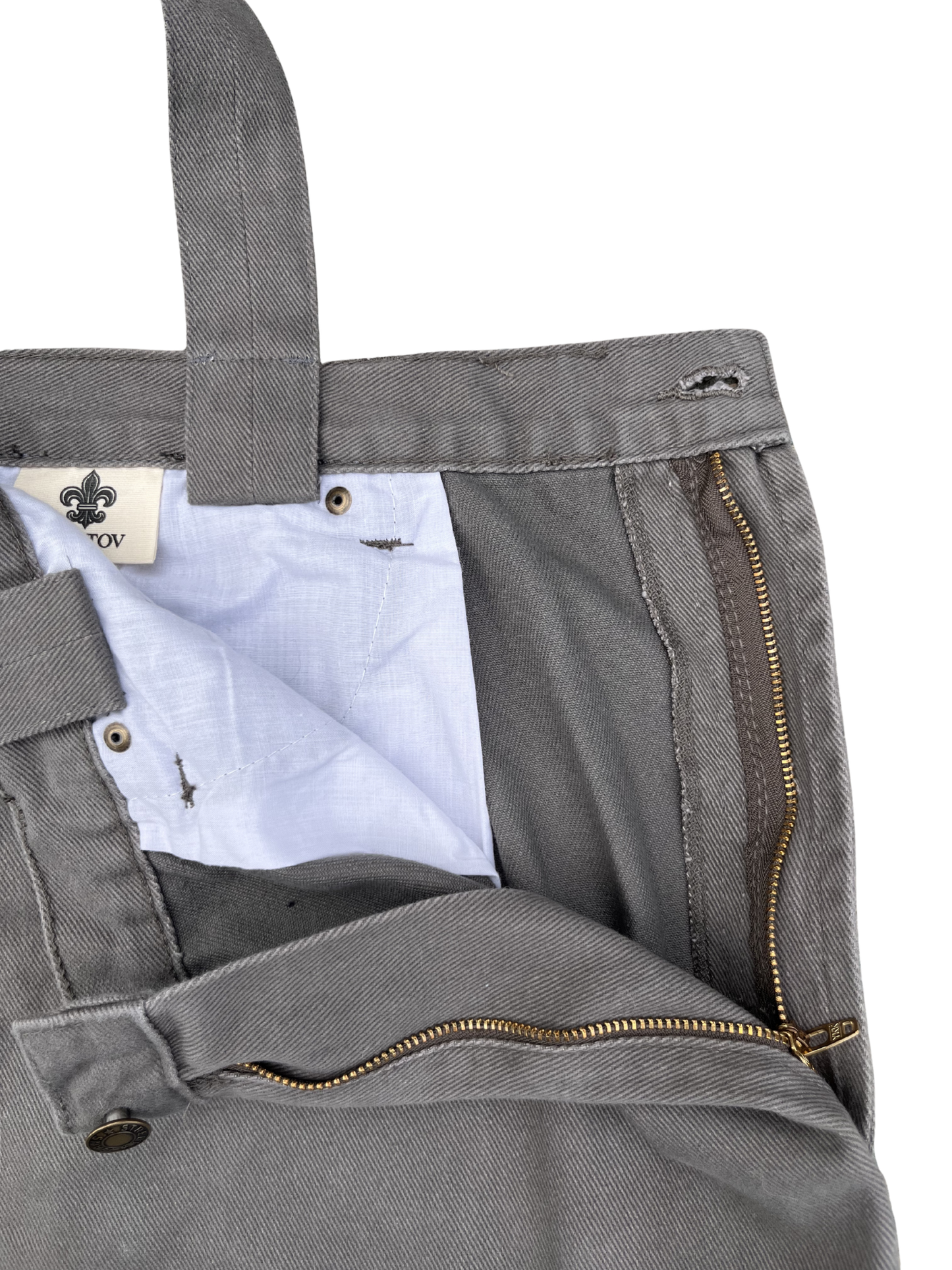 WEATHERED DENIM STUDIO TOTE XL GREY