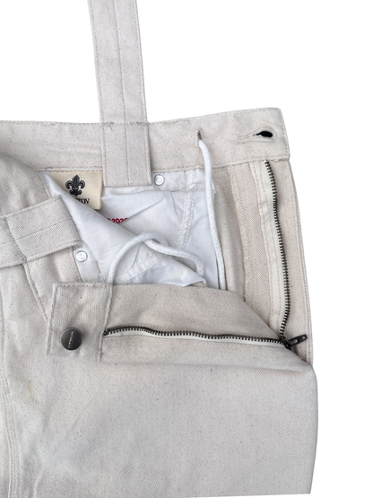 CARPENTER DENIM TOTE CREAM