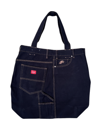 CARPENTER DENIM TOTE BLACK