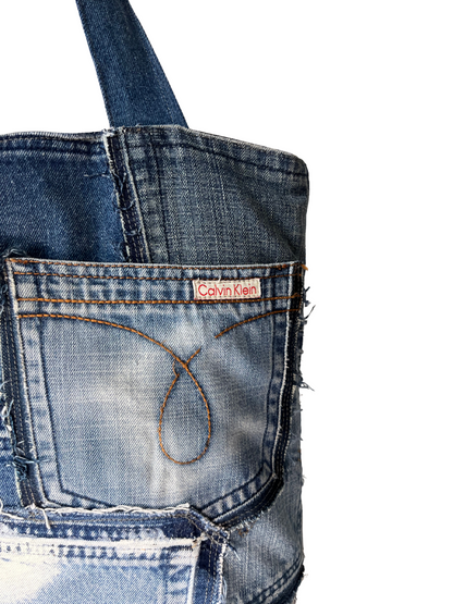 PATCHWORK POCKETS TOTE